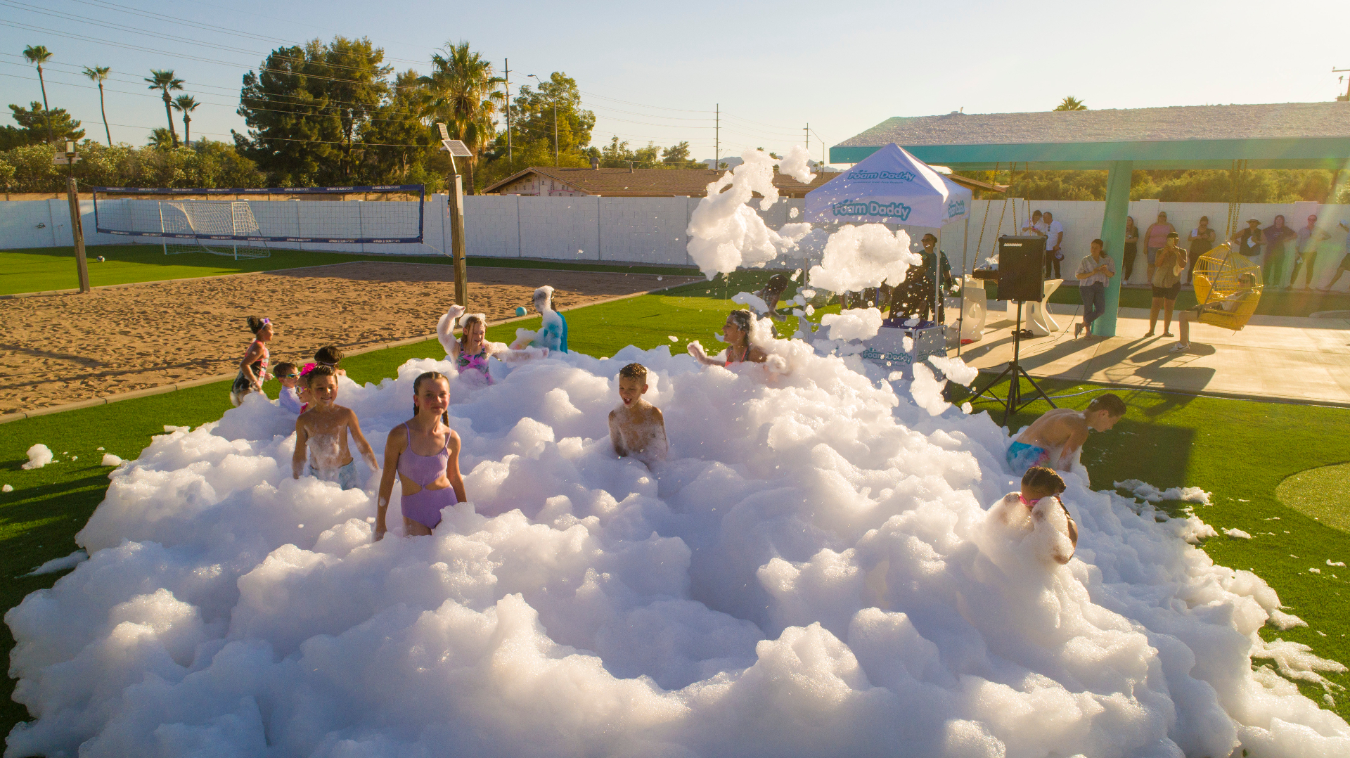Foam party in Chillicothe - Mike's Foam Parties foam party rentals Chillicothe, IL